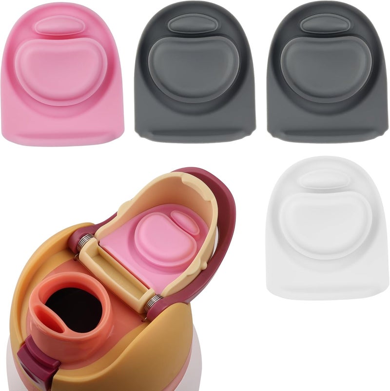 Bulbrite Rubber Seal Replacement Stopper,Silicone Cap Insert, Compatible with Owala Freesip Spout Lid-4 Pack Gasket Stopper Replacement Parts (Multi-Color) - Image 1